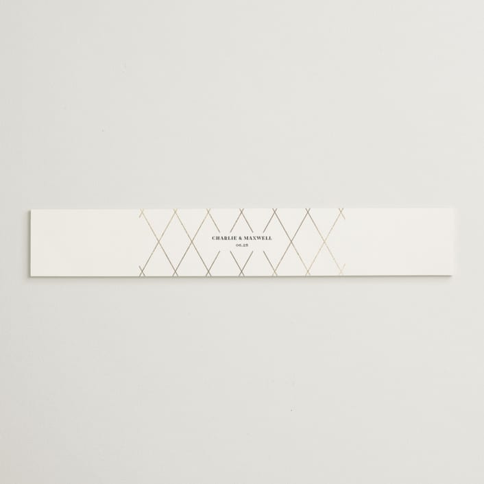 "Love" - Belly Bands in Cloud by Shannon Chen of Four Wet Feet Studio - Assembled with Invitation