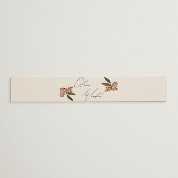 "Delicate" - Belly Bands in Terracotta by Susan Moyal - Assembled with Invitation