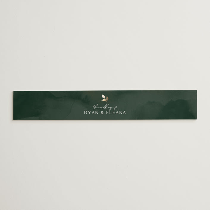 "Garden Serenity" - Belly Bands in Greenery by Itsy Belle Studio - Assembled with Invitation