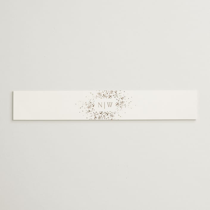 "Effervescent" - Belly Bands in Dove by Meggy Masters - Assembled with Invitation