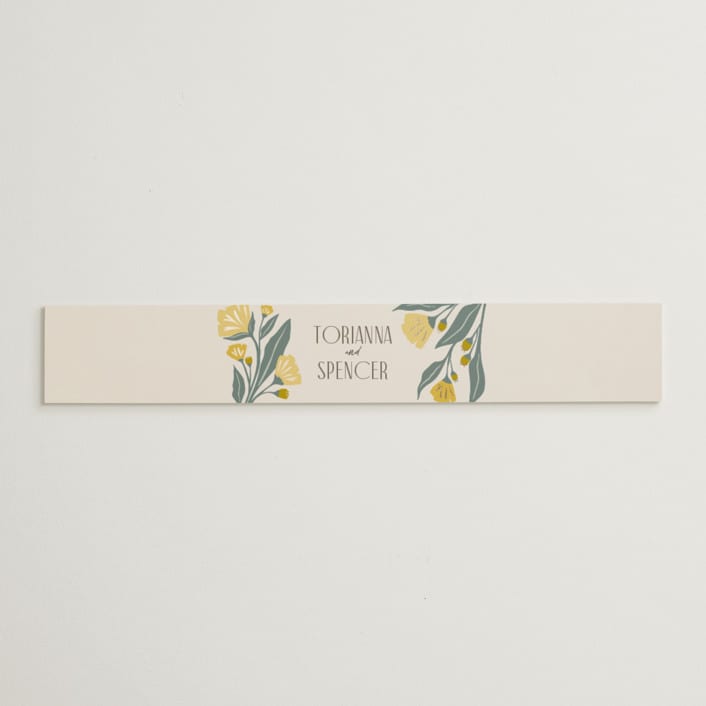 "storybook garden" - Belly Bands in Buttercup by Karidy Walker - Assembled with Invitation