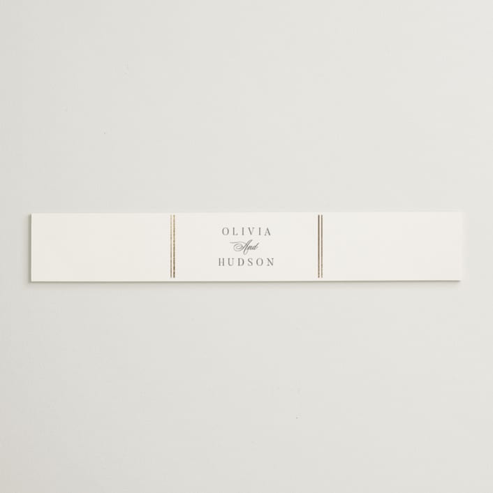 "Classic Elegance" - Belly Bands in Pearl by Nicole Walsh - Assembled with Invitation