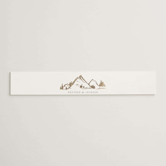 "Colorado" - Belly Bands in Earth by Mansi Verma - Assembled with Invitation