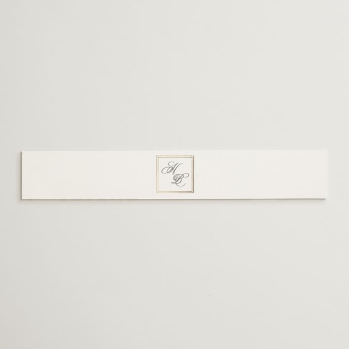 "Traditionalist" - Belly Bands in Snow by Sarah Brown - Assembled with Invitation