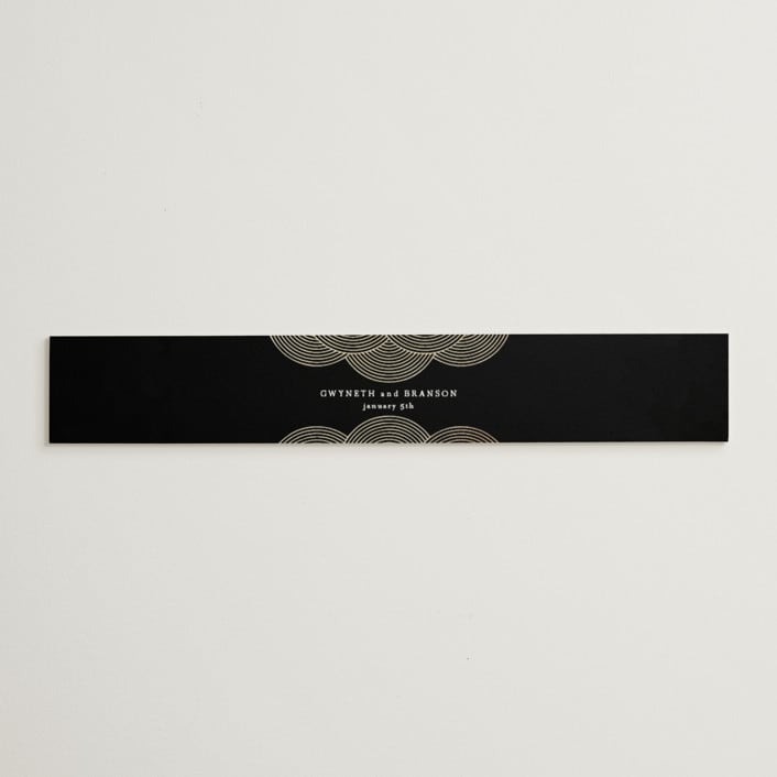 "ionic" - Belly Bands in Onyx by Lori Wemple - Assembled with Invitation