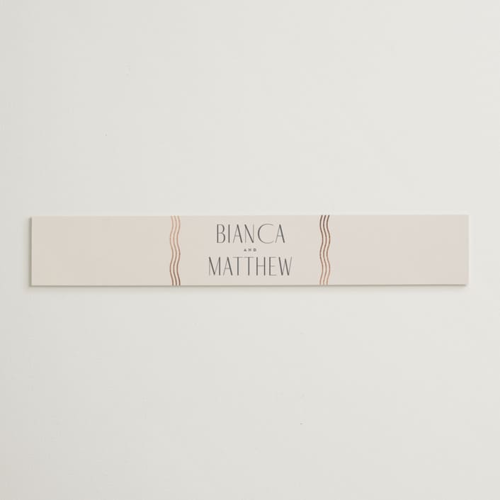 "Newberry" - Belly Bands in Bisque by Kristie Kern - Assembled with Invitation