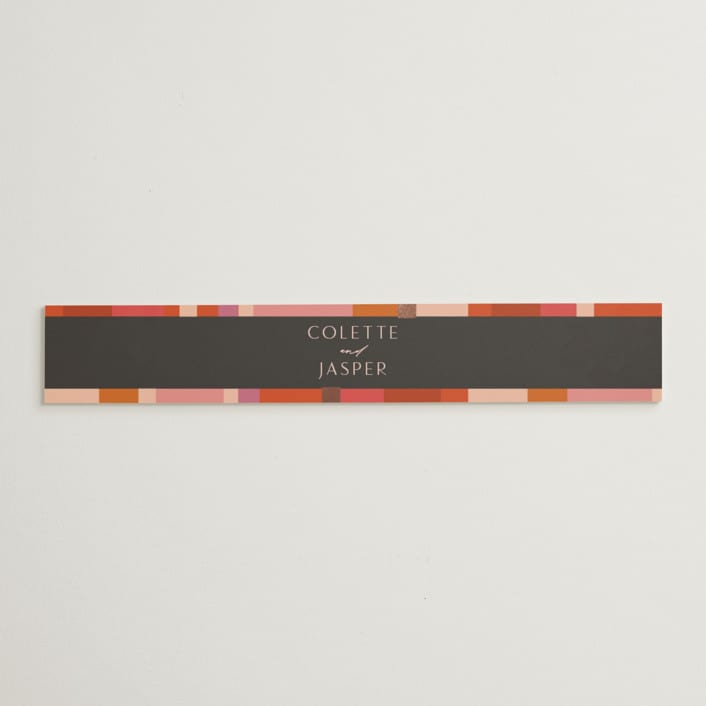 "Patchwork Border" - Belly Bands in Fruit Punch by Morgan Kendall - Assembled with Invitation