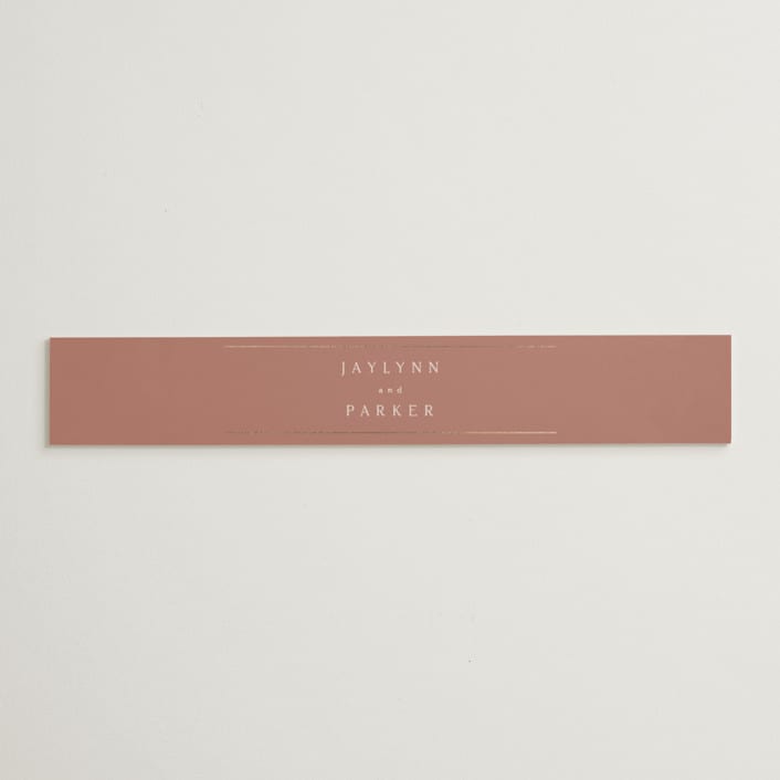 "Warm affection" - Belly Bands in Dusty Rose by Stacey Meacham - Assembled with Invitation