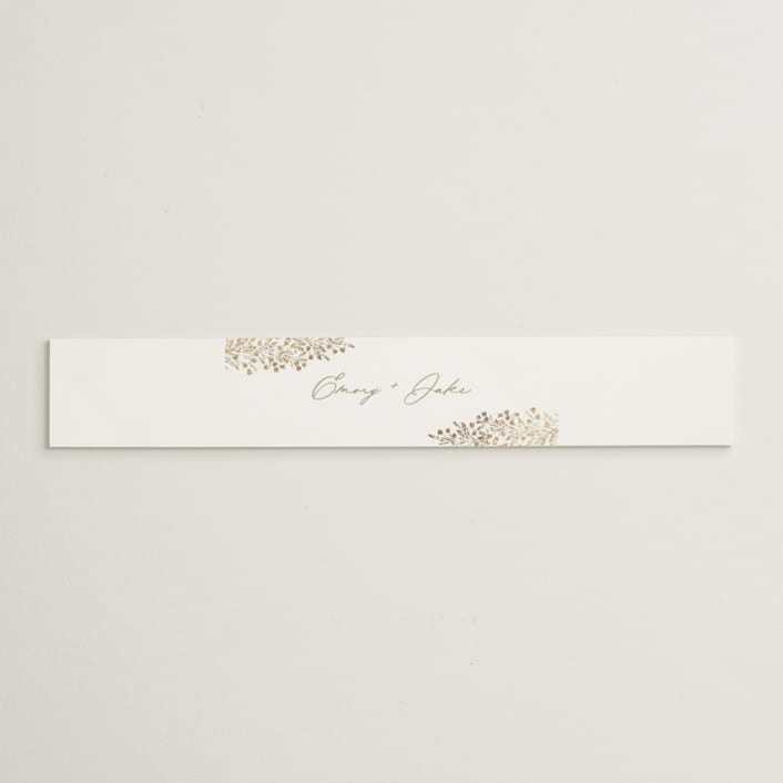 "Villa" - Belly Bands in Leaf by Kristie Kern - Assembled with Invitation