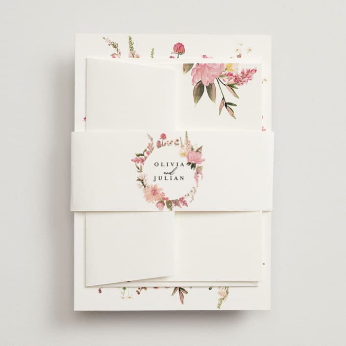 "Lush" - Belly Bands in Blush by Susan Moyal - Assembled with Invitation
