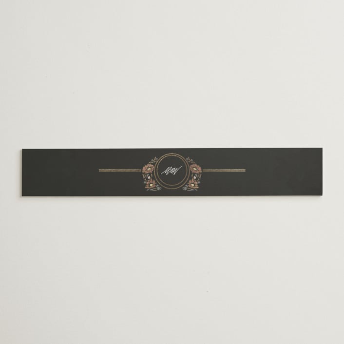 "Timeless Nature" - Belly Bands in Ebony by Ana de Sousa - Assembled with Invitation