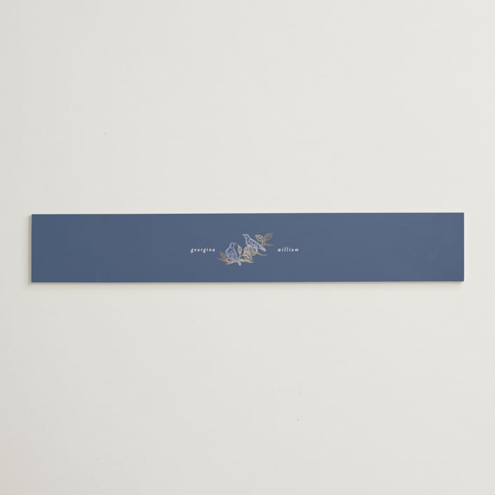 "meet me in the garden" - Belly Bands in Cornflower by Grae - Assembled with Invitation