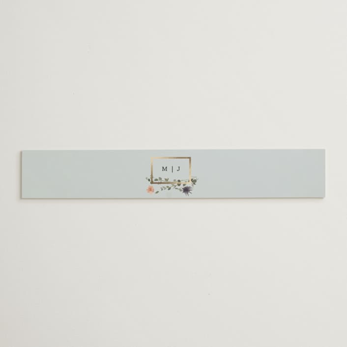 "Blue Garden" - Belly Bands in Mist by Hannah Williams - Assembled with Invitation