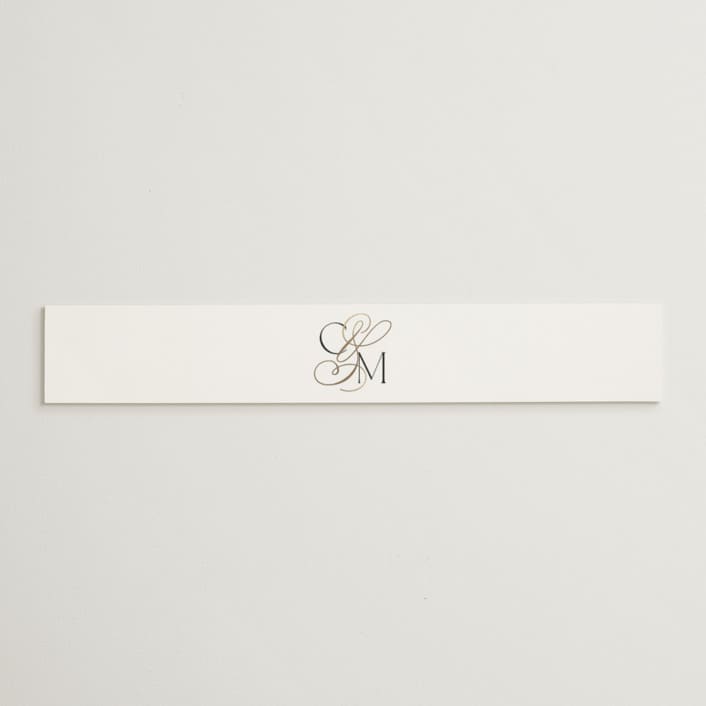"Golden Ampersand" - Belly Bands in Silk by Kelly Schmidt - Assembled with Invitation