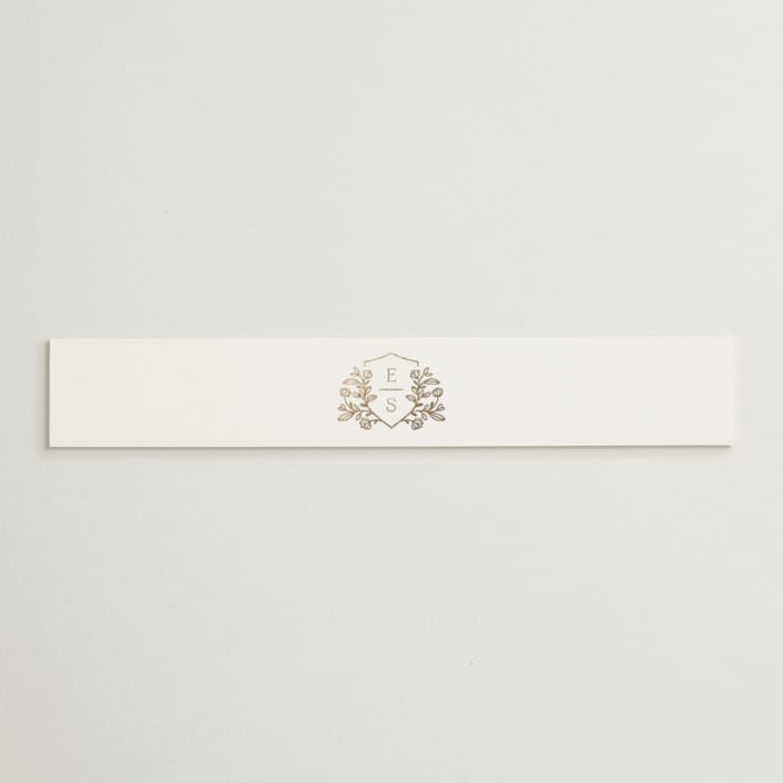 "Gold Crest" - Belly Bands in Ivory by Mansi Verma - Assembled with Invitation