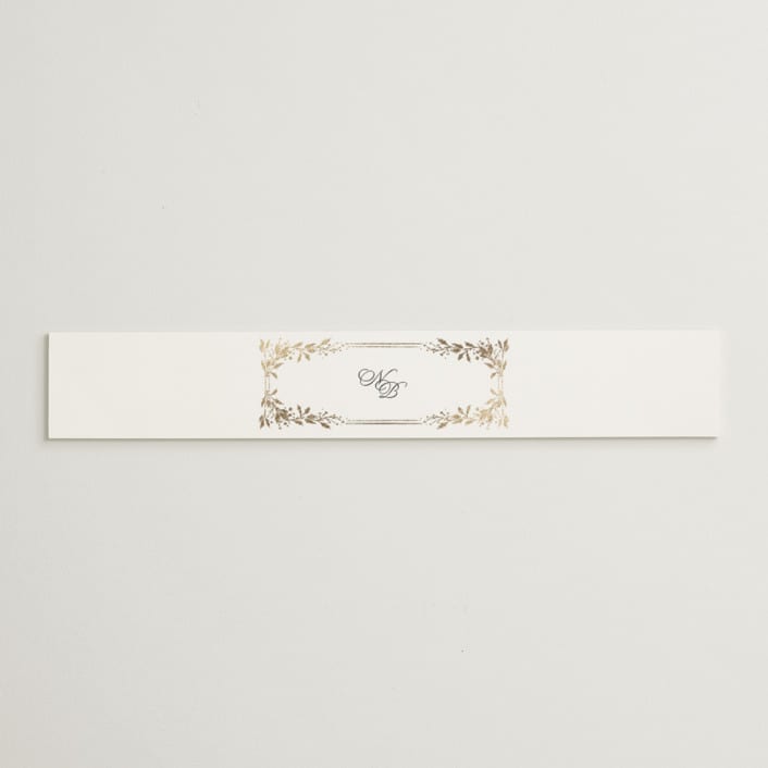 "Lake Como" - Belly Bands in Diamond by Kate Ahn - Assembled with Invitation