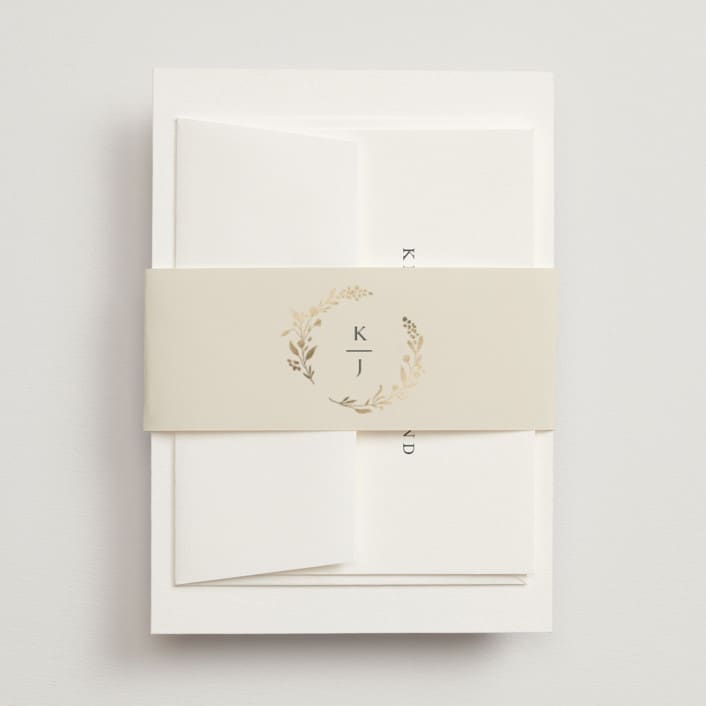 "Embrace" - Belly Bands in Cloudy by Jennifer Postorino - Assembled with Invitation