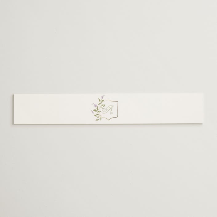 "Marmont" - Belly Bands in Lilac by Kristie Kern - Assembled with Invitation