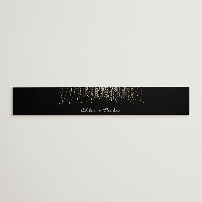 "Hand Illustrated Whimsical Chandelier" - Belly Bands in Noir by Jackie Crawford - Assembled with Invitation
