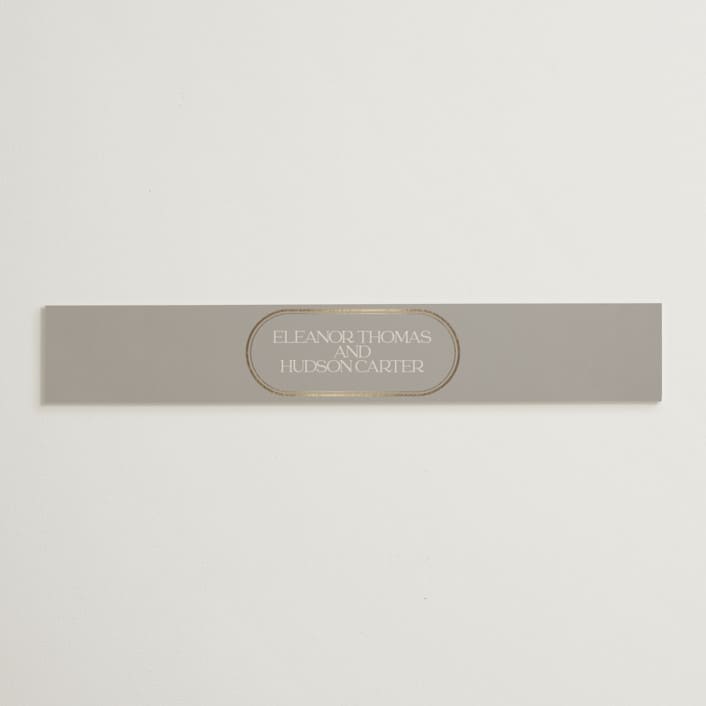 "oval" - Belly Bands in Sandstone by Lori Wemple - Assembled with Invitation