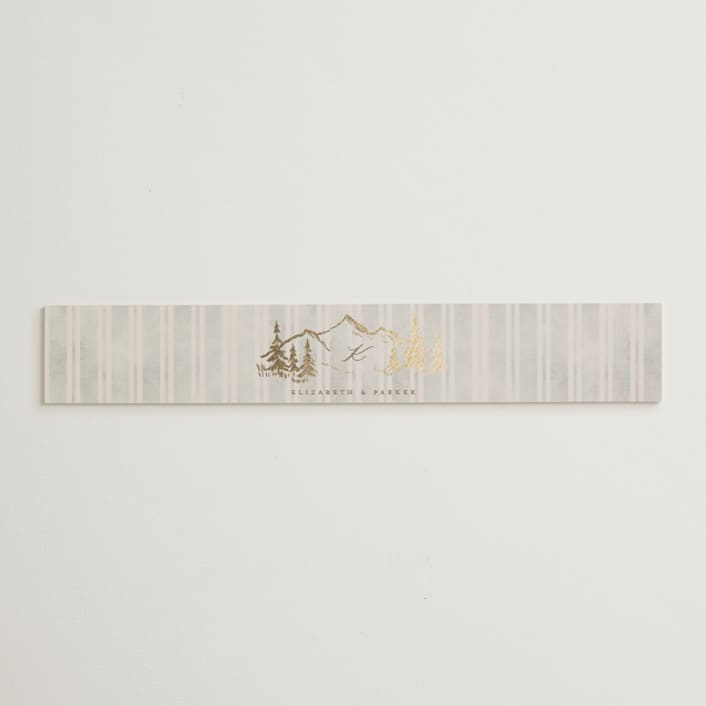 "Mountain Love" - Belly Bands in Dew by Petra Kern - Assembled with Invitation