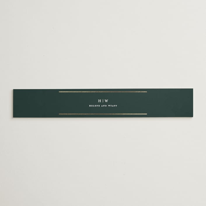 "Style and grace" - Belly Bands in Forest by Stacey Meacham - Assembled with Invitation