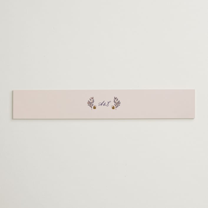 "Together in Bloom" - Belly Bands in Wisteria by Monika Konieczna - Assembled with Invitation