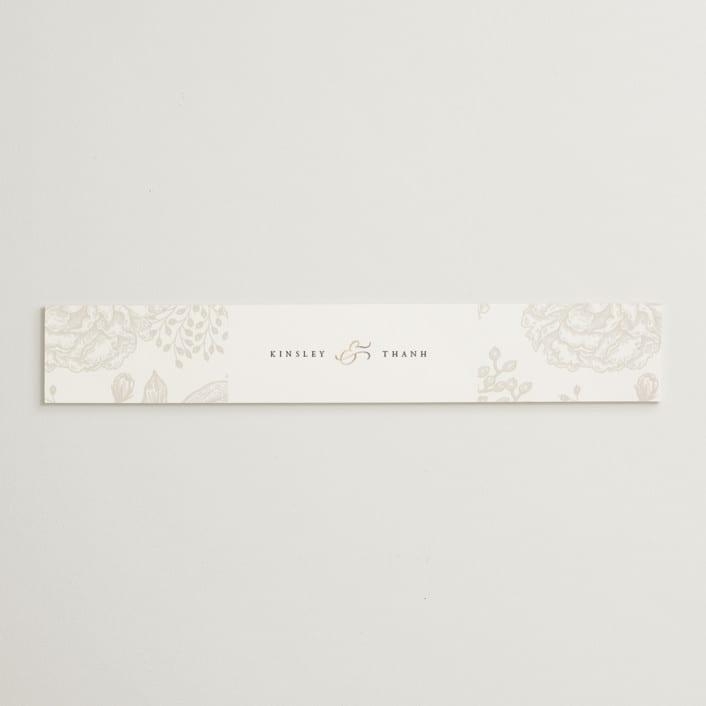 "You & Me" - Belly Bands in Classique by Design Lotus - Assembled with Invitation