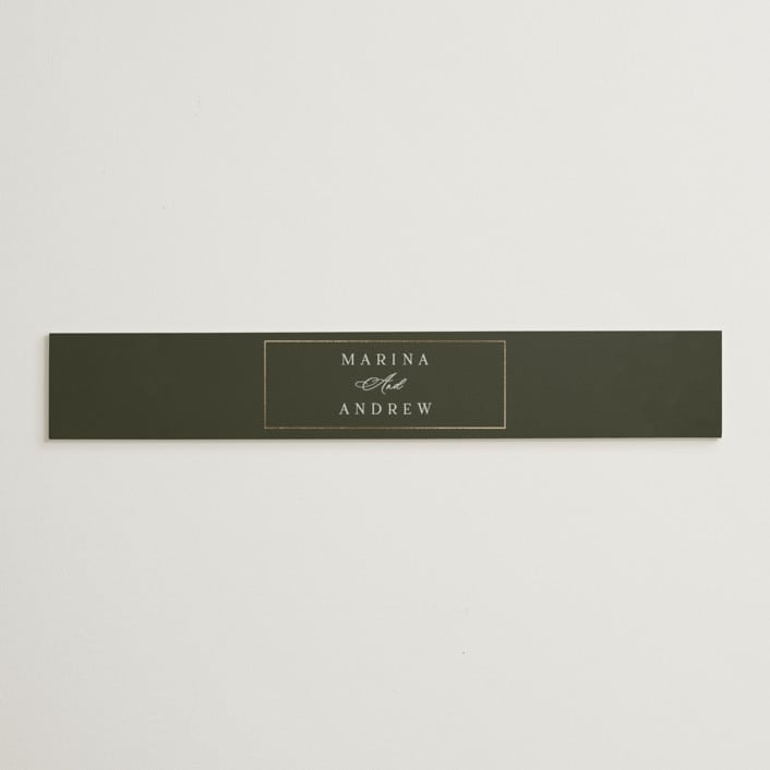 "refined" - Belly Bands in Deep Olive by Nicole Walsh - Assembled with Invitation