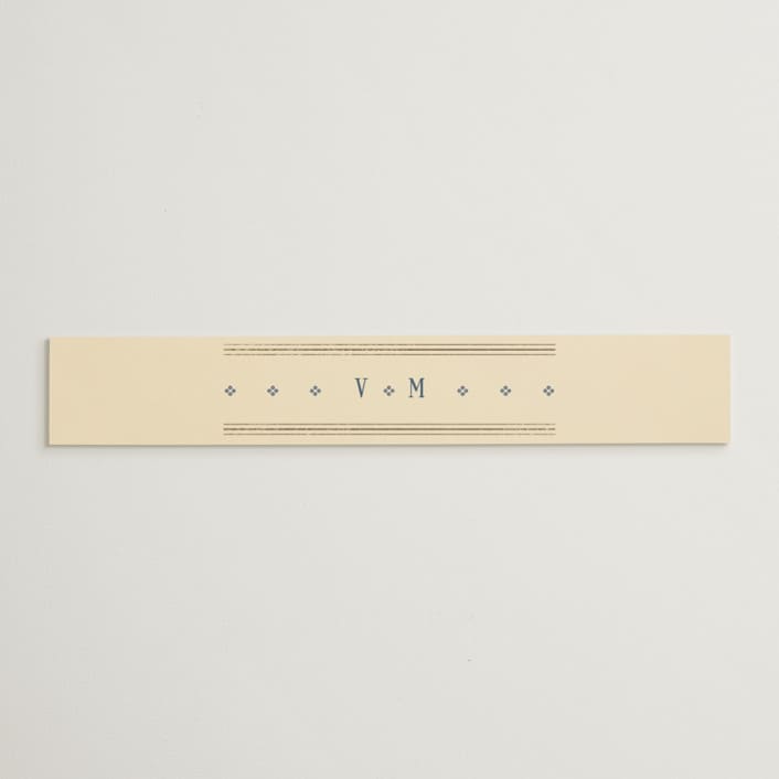 "Woven" - Belly Bands in Navy by Baumbirdy - Assembled with Invitation