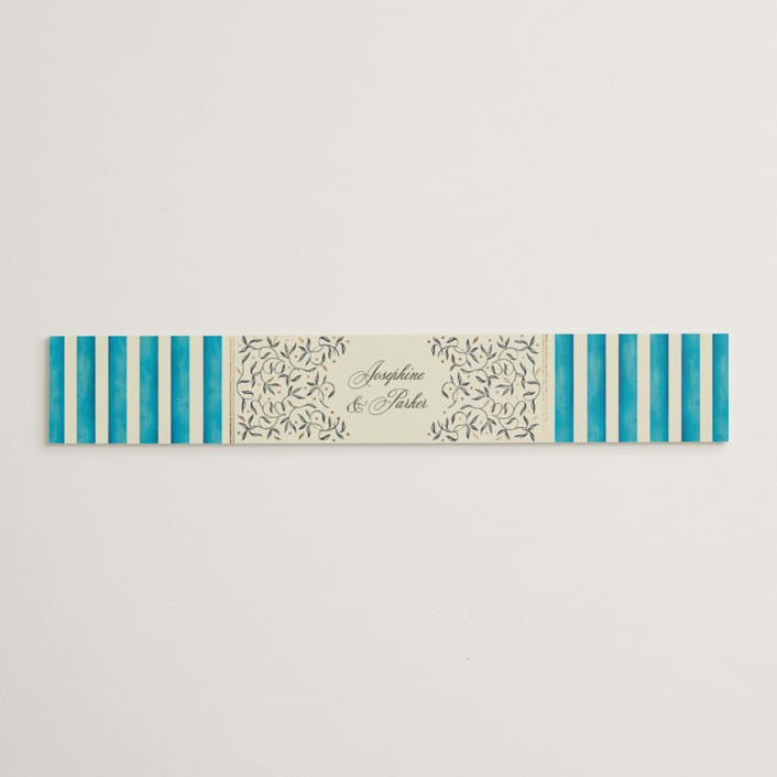 "Josephine" - Belly Bands in Marine by Jackie Crawford - Assembled with Invitation