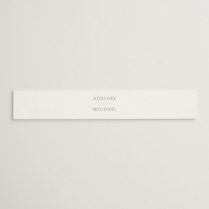 "Au Jardin" - Gloss-Press® Belly Bands in Opal by Rochelle Renee - Assembled with Invitation