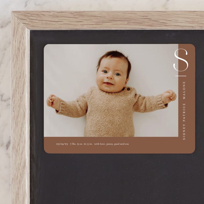 "fresh air" - Birth Announcements in Rust by Stacey Meacham - Front