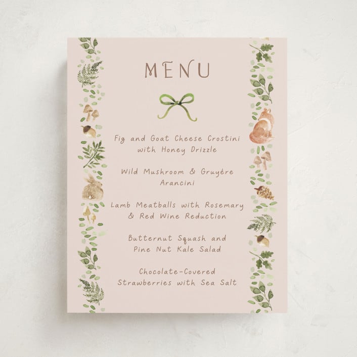 "Forest Baby Shower" - Baby Shower Bar Signs in Sand by frau brandt - Front