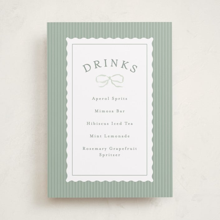 "Dorothy" - Baby Shower Party Signs in Cornflower by Erin L. Wilson - Front