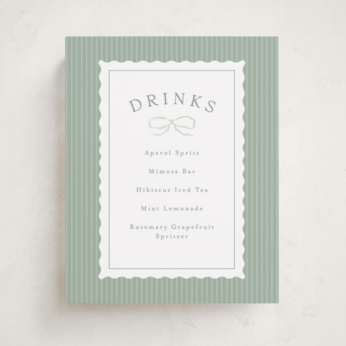 "Dorothy" - Baby Shower Party Signs in Cornflower by Erin L. Wilson - Front