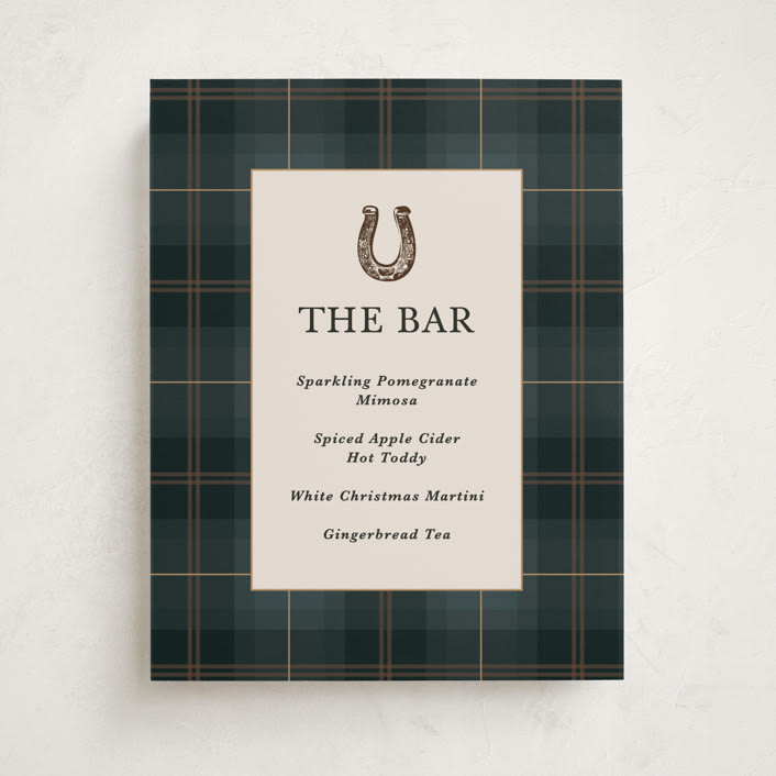 "Wesley" - Baby Shower Party Signs in Juniper by Kate Ahn - Front
