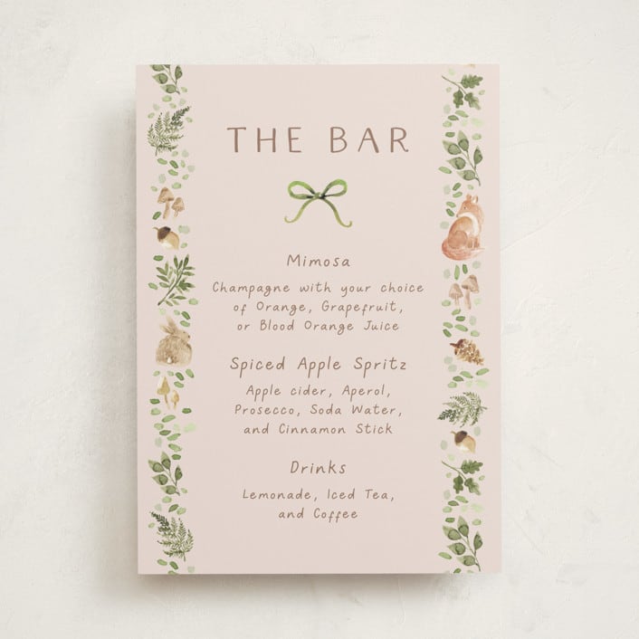 "Forest Baby Shower" - Baby Shower Party Signs in Sand by frau brandt - Front