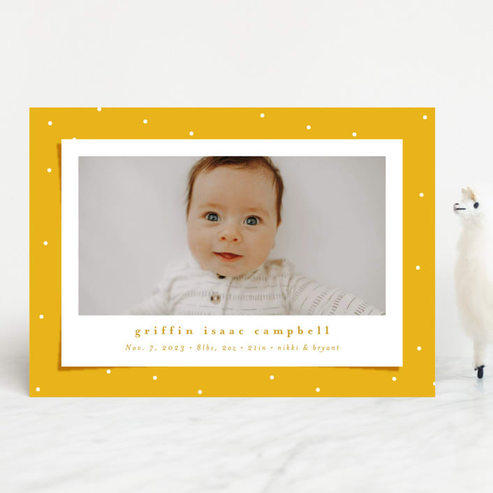 "Blanket" - Birth Announcements in Bee by Lea Delaveris - Front