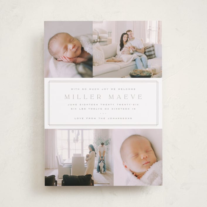 "camden" - Birth Announcements in Latte by Kristie Kern - Front