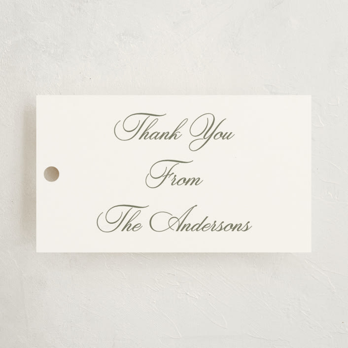 "Walden" - Children's Birthday Party Favor Tags in Fern by Megan Davis - Front