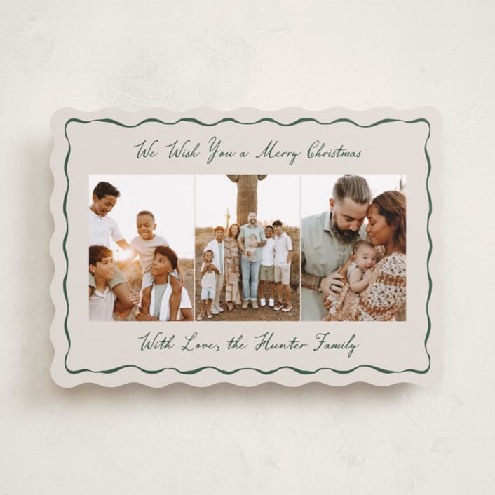 "Vintage Charm" - Holiday Cards in Leaf by Nicoletta Savod - Front
