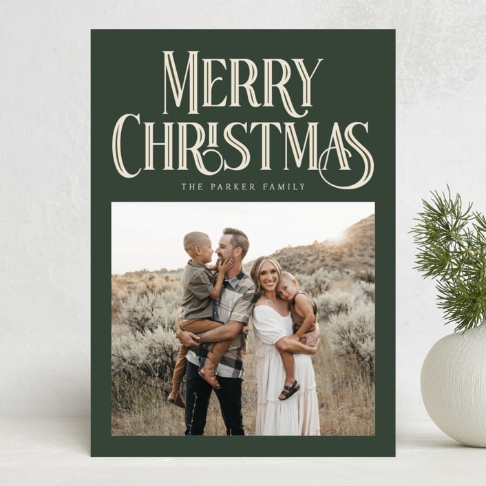 "Darcy" - Holiday Cards in Pine by Robert and Stella - Front