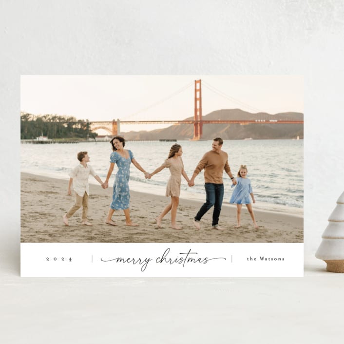 "Together" - Holiday Cards in Winter by Christy Hy Lee - Front