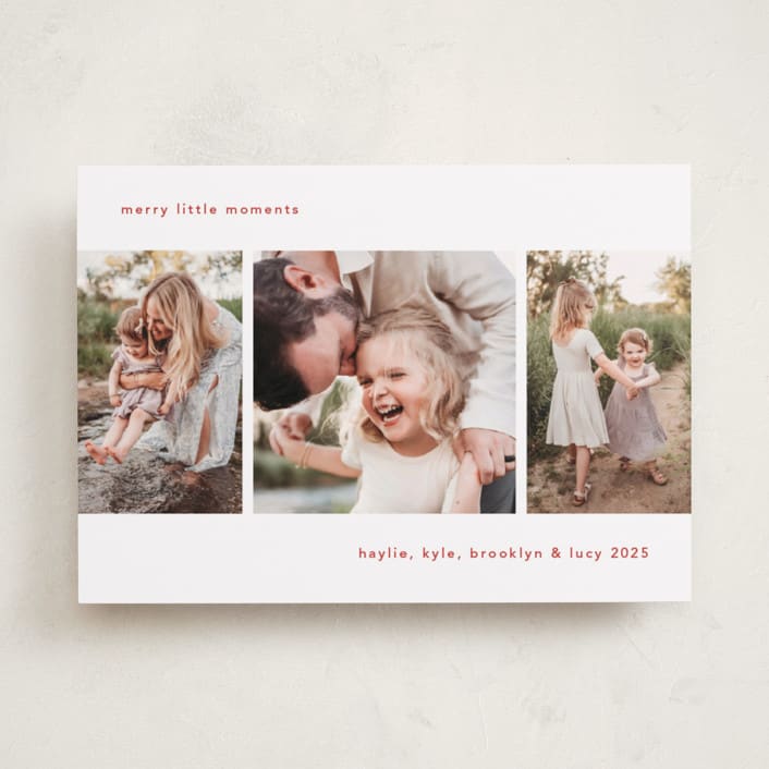 "merry little moments" - Holiday Cards in Marshmallow by Mary Kay Garttmeier - Front