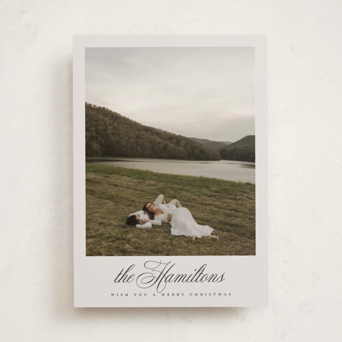 "Feature" - Holiday Cards in Mist by Nicole Walsh - Front
