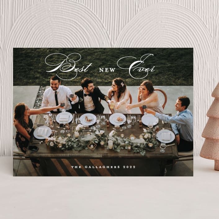 "Together this Christmas" - Holiday Cards in Pearl by Maja Cunningham - Front