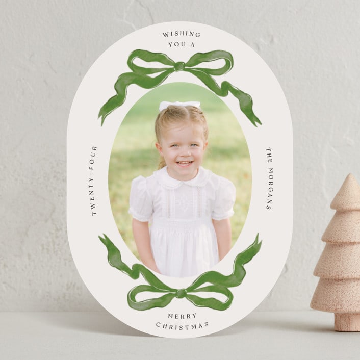 "Gibson" - Holiday Cards in Pine by Pati Cascino - Front