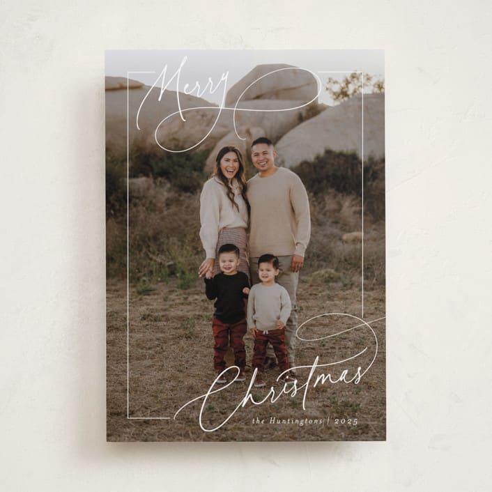 "Sophisticate" - Holiday Cards in Snow by Nicoletta Savod - Front