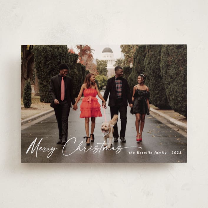"Holiday Glee" - Holiday Cards in Ivory by Chris Griffith - Front